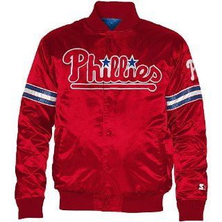 Philadelphia Phillies Starter Satin Jacket by G III  Sports Fan Outerwear Jackets  Sports & Outdoors
