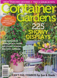 Country Almanac #151 Container Gardens Magazine (2012) Various Books