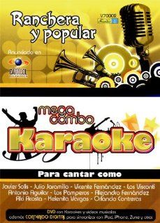 Mega Combo Spanish Karaoke DVD   Ranchera y popular V70002 Various Movies & TV