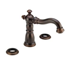 Delta Victorian 2 Handle Deck Mount Roman Tub Faucet Trim Only   Less Handles in Venetian Bronze T2755 RBLHP