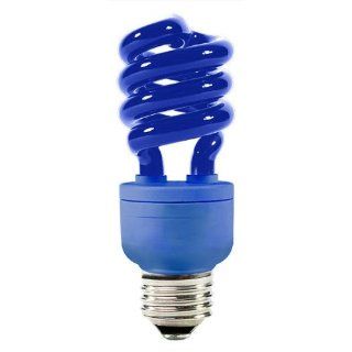 PLT FE153 13SBL VP1   13 Watt CFL Light Bulb   Compact Fluorescent   60 W Equal   Blue Party Light      