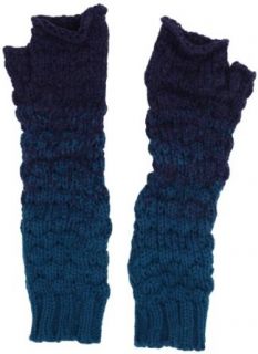 Echo Design Women's Ombre Bobble Fingerless Glove, Teal, One Size Cold Weather Gloves