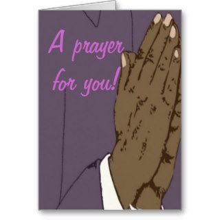 A prayer for you Card