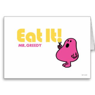 Eat it greeting card