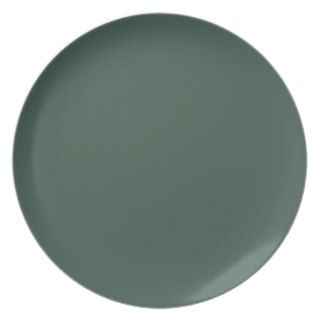 Pinen Green Background. Chic Fashion Color Trends Party Plates