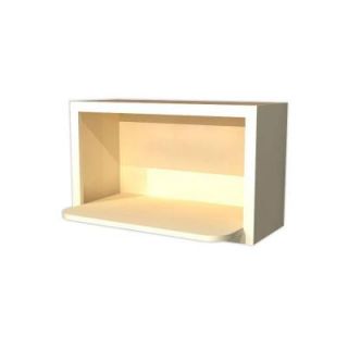 Home Decorators Collection Assembled 30x18x18 in. Wall Microwave Shelf in Bronze Glaze WMS301818 BG