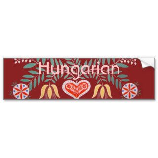 Hungarian Folk Art Bumper Stickers