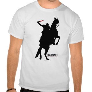 Spartacus Horse Silhouette (Dark) T Shirts