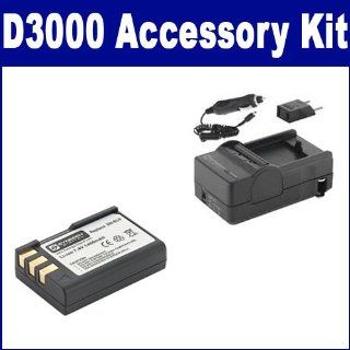 Nikon D3000 Digital Camera Accessory Kit includes SDENEL9 Battery, SDM 179 Charger  Camera & Photo