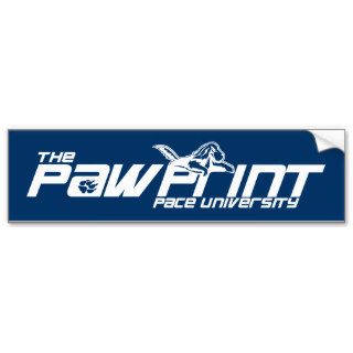 Paw Print Bumper Sticker 2
