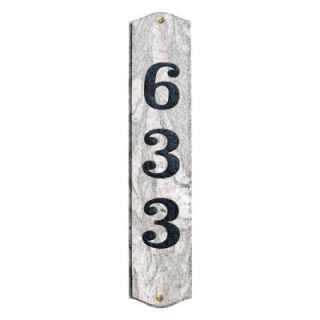 QualArc Wexford Rectangular Granite Address Plaque in Five Color Natural Stone Color WEX 4719FC