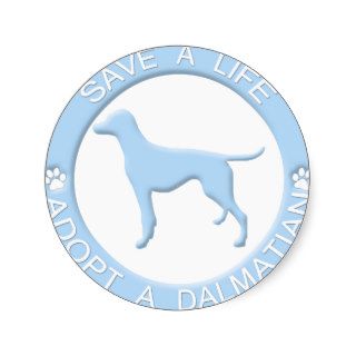 Adopt a Dalmatian Stickers