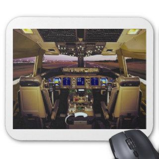 KC 767 cockpit Mouse Pads