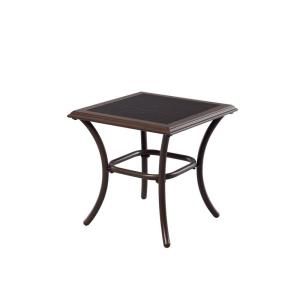 Hampton Bay Eastham 18 in. Square Patio Accent Table 741.101.000
