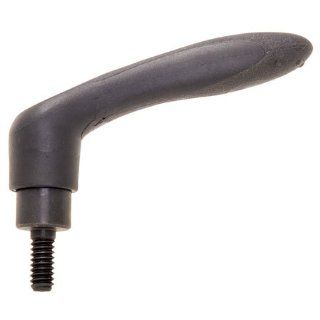 RK 161 Threaded Stud Soft Touch Thermoplastic Adjustable Handle 1.57 Inch Long, 1/4 20 thd. x .59 Crank Handles