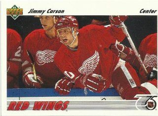 1991 92 Upper Deck Jimmy Carson (Detroit Red Wings) Hockey Trading Card #161 