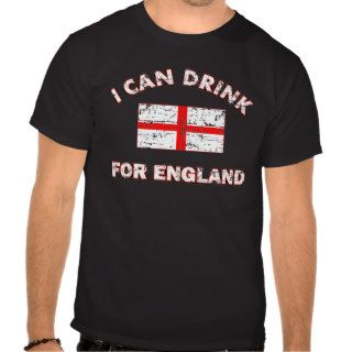 Cool England Drinking Designs T shirts