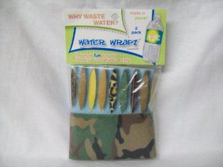 Water Wrapz Fun Way to Identify Your Water Bottle Pack of 2 Assorted Designs  Sports Water Bottles  Sports & Outdoors