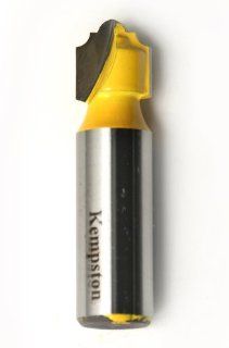Kempston 211411 Classical Plunge Bit, 1/2 Inch Shank, 1/2 Inch Cutting Diameter by 3/8 Inch Cutting Length   Edge Treatment And Grooving Router Bits  