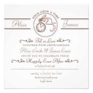 Happily Ever After Wedding Invitation