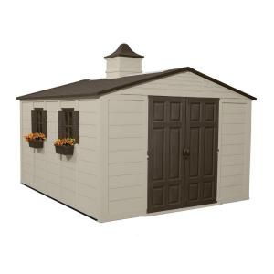 Suncast 12 ft. 8 in. x 10 ft. 5 in. Resin Storage Shed A01B37C03