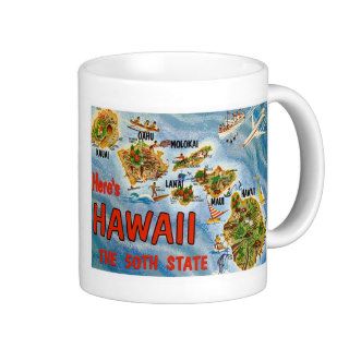 Greetings  Hawaii HI Coffee Mugs