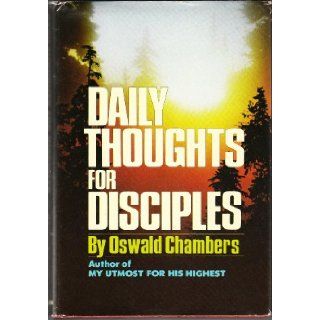 Daily thoughts for disciples Oswald Chambers Books