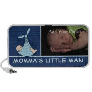 Mommas Little Man Photo Template PC Speakers