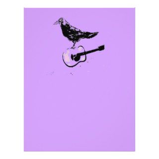 raven guitar song full color flyer