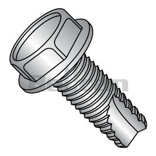 Bellcan BC 10163W188 Unslotted Indented Hex Washer Thread Cutting Screw Type 23 Fully Thread 18/8 Stainless Steel #10 24 X 1 (Box of 2000) Sheet Metal Screws