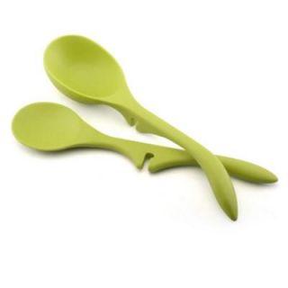 Rachael Ray Nylon Tools Lazy Spoon and Ladle in Green (Set of 2) 51684
