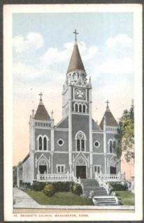 St Bridget's Church Manchester CT postcard 191? Entertainment Collectibles