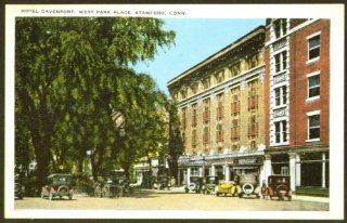 Hotel Davenport W Park Place Stamford CT postcard 191? Entertainment Collectibles