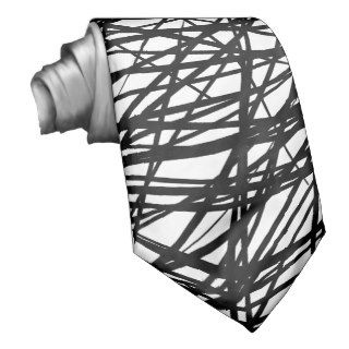 Abstract Lines Neck Tie