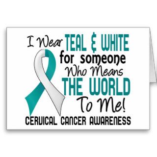 Means The World To Me 2 Cervical Cancer Card
