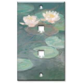Art Plates Van Gogh Almond Blossoms   Double Cat 5 Wall Plate DCAT 130
