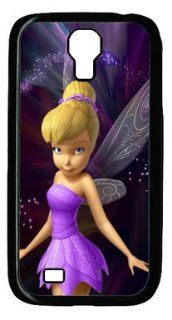 Disneys Cartoons Peter Pan Tinkerbell DIY Hard Shell Black Samsung Galaxy S4 I9500 Case Cell Phones & Accessories