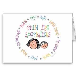 Child Life Specialists Notecard