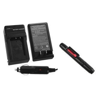 BasAcc Battery Charger/ Lens Cleaning Pen for Sony CyberShot DSC RX100 BasAcc Camera Batteries & Chargers