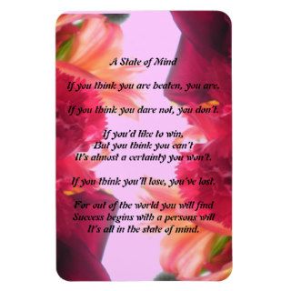 A State of Mind Poem Magnet