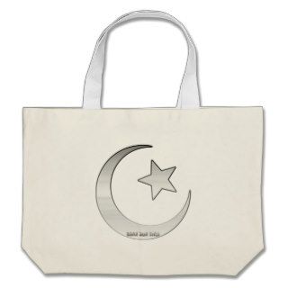 Silver Colored Star and Crescent Symbol Bags