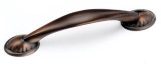 Laurey 24477   Footed Handle, Centers 3 3/4" (96mm), Venetian Bronze,   Cabinet And Furniture Pulls  