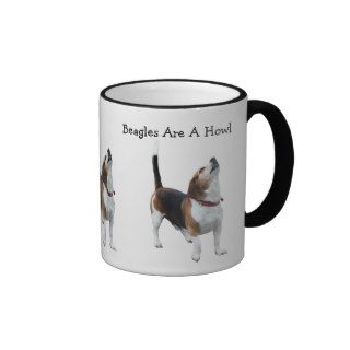 Beagles Are A Howl Funny Dog Mug
