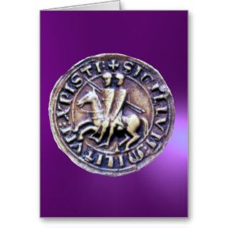 SEAL OF THE KNIGHTS TEMPLAR GREETING CARDS