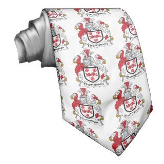 Thompson Family Crest Neckties