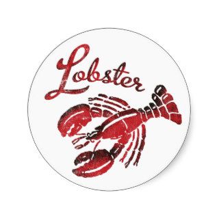 Lobster Anyone? Round Sticker