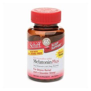 Schiff Melatonin Plus, Tablets 180 ea Health & Personal Care