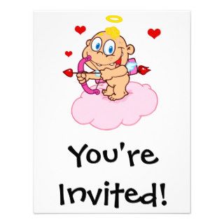 adorable cute funny little love valentine cupid personalized announcement