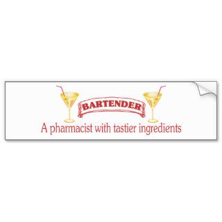 Bartender Bumper Sticker