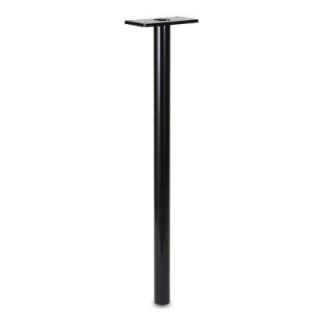Architectural Mailboxes Basic In Ground Round Post in Black 7505B 10